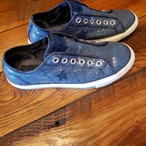 Converse One Star sequin shoe